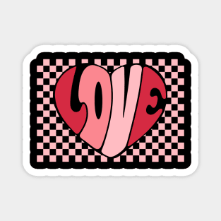 Love Heart Happy Valentines Day Magnet