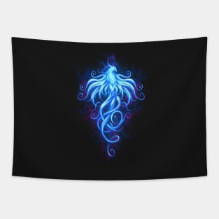 Royal Phoenix blue Tapestry