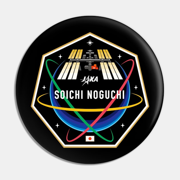 NASA SpaceX JAXA Soichi Noguchi Crew Patch Pin by jutulen