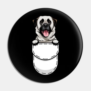 Funny Anatolian Shepherd Pocket Dog Pin