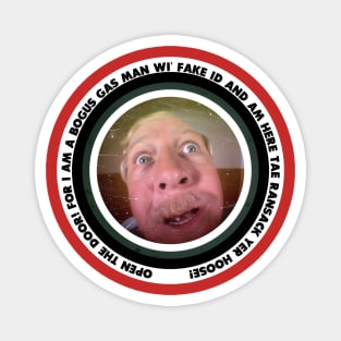 Bogus gasman wi a fake ID Magnet