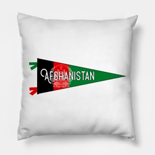 Afghanistan Flag Pennant Pillow