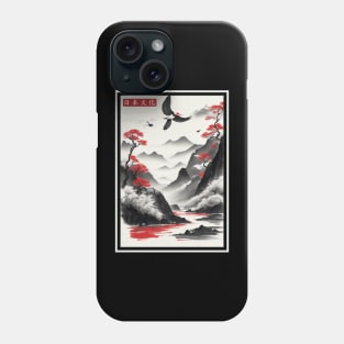 Japanese mountains Phone Case
