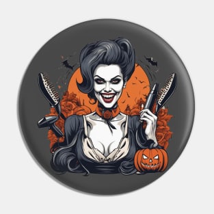 Vampire hairdresser Pin