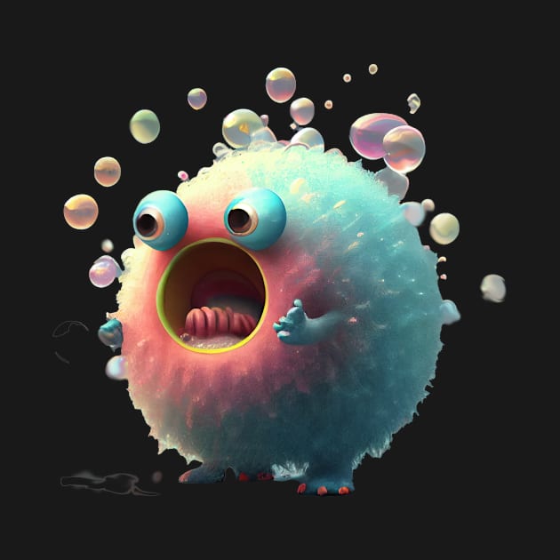 Popper - The Happy Bubble Monster by PixelProphets