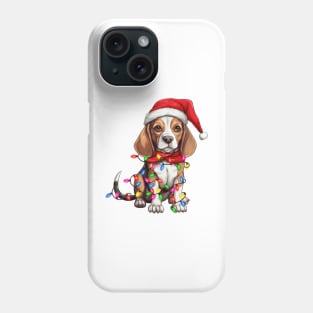 Christmas Beagle Phone Case