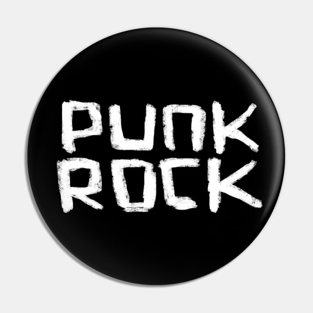 Punk Rock for the Punk Rocker Pin by badlydrawnbabe