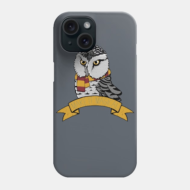 Magical Pets - Owl Phone Case by calbers