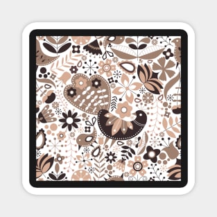 Scandinavian Maximalist Folk Design Magnet