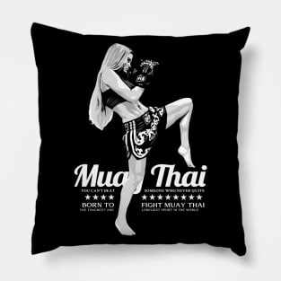 MMA Thai Boxing Girl Pillow