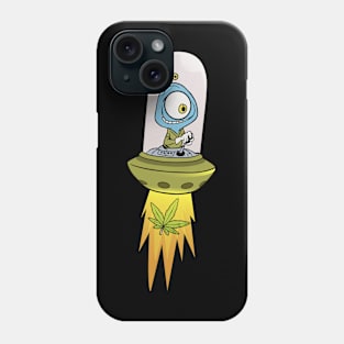 Alien Cannabis Phone Case