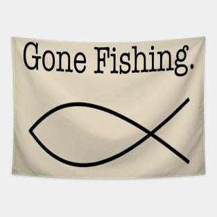 Gone Fishing Tapestry