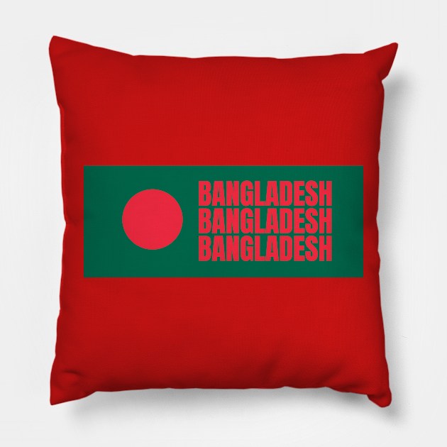 Bangladesh Flag Pillow by aybe7elf