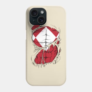 Red Ranger ripped Phone Case