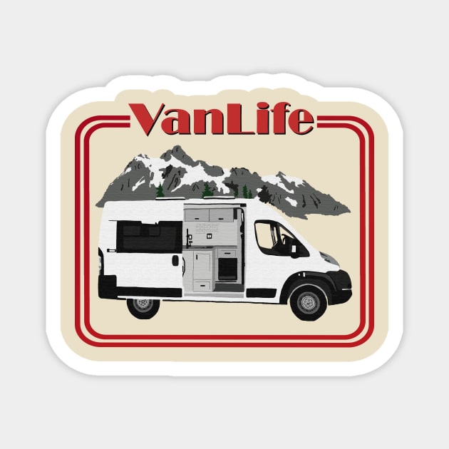 VanLife Magnet by WellRed