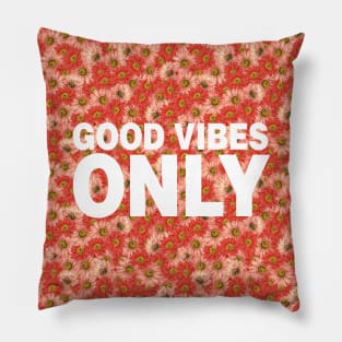 Good Vibes Only Pattern Pillow