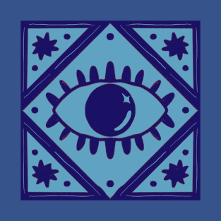 All Seeing Eye | Blue Version T-Shirt