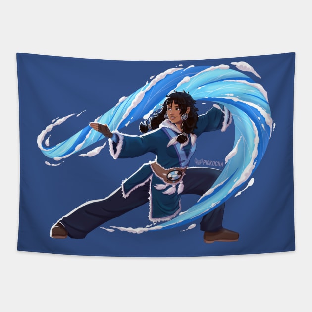 Piper Mclean Waterbender Tapestry by Pickocha