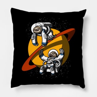 Sloth Space Astronaut Pillow