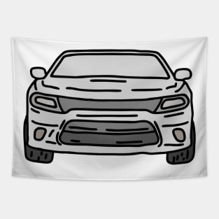 gift super cars illustration Tapestry