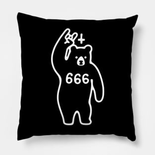 BLACK BEAR METAL Pillow