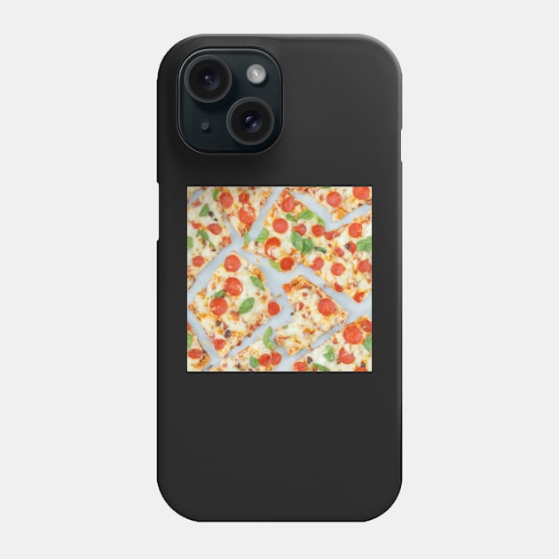 Pizza Pattern Phone Case by coraleeallen