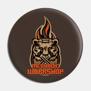 Mechanic Tiger Workshop Pin