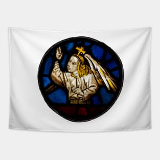 Roundel with an Angel Tapestry