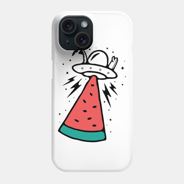 Alien Summer Invasion Phone Case by quilimo