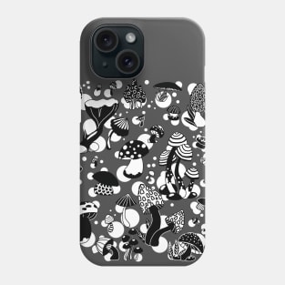 Enchanted Mushrooms - Inktober 2019 Phone Case