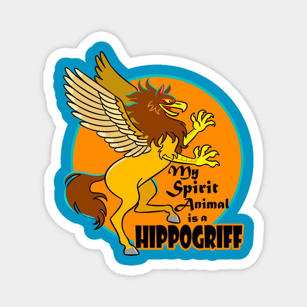 Spirit Animal Hippogriff Magnet by Toonicorn