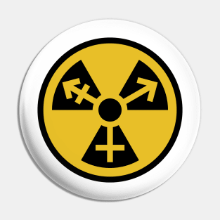 Trans Radiation - Yellow Circle Pin