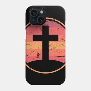 Retro Christian Cross Of Jesus Phone Case