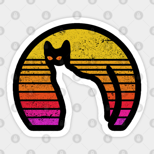 Cat Retro Shirt Funny Cat Shirt Black Cat Shirt Cat Shirt