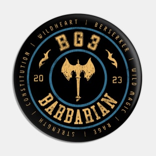 Baldur's Gate 3 Barbarian Pin