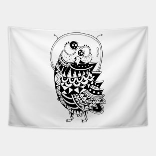 Owl Astronaut Tapestry