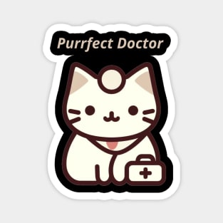 Purrfect Doctor Magnet