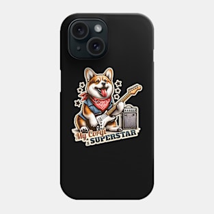 Corgi Rockstar Phone Case