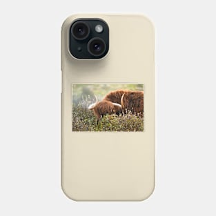 Scottish Highland cow Phone Case