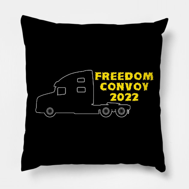 Freedom Convoy 2022 Pillow by starcraft542