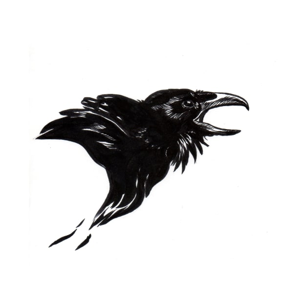 Raven Black by ThunderboltFire