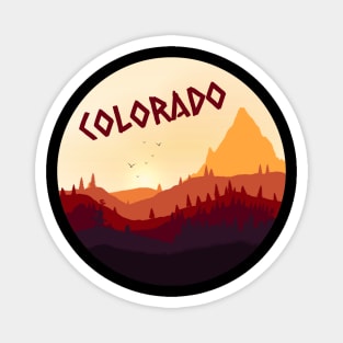 Colorado ski - Colorado hiking Magnet