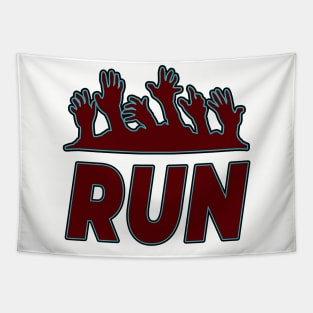 Run (from zombies) Tapestry