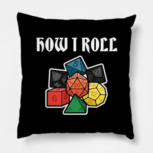 How I Roll Pillow