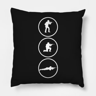 The 3 Stances Pillow