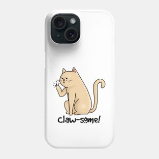 Clawsome Awesome Cat Phone Case