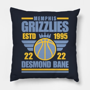 Memphis Grizzlies Bane 22 Basketball Retro Pillow