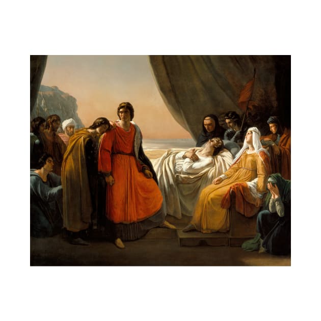 The Death of Saint Louis by Ary Scheffer by Classic Art Stall