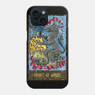 Knight of Wands. Magic Gate Tarot Card Design. Phone Case