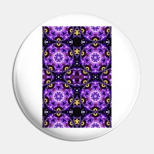 Iris Kaleidoscope Pin